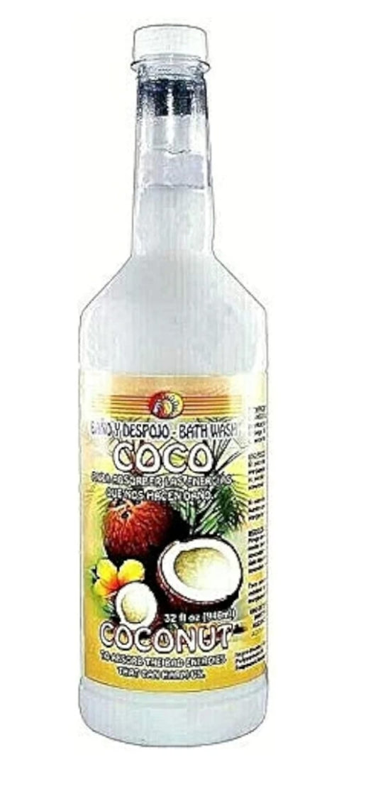 1 bottle Extra large coconut coco bath wash Banos y despots 32 oz spiritual Magick.