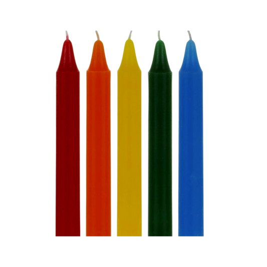 Candles Pack 5 Different Color